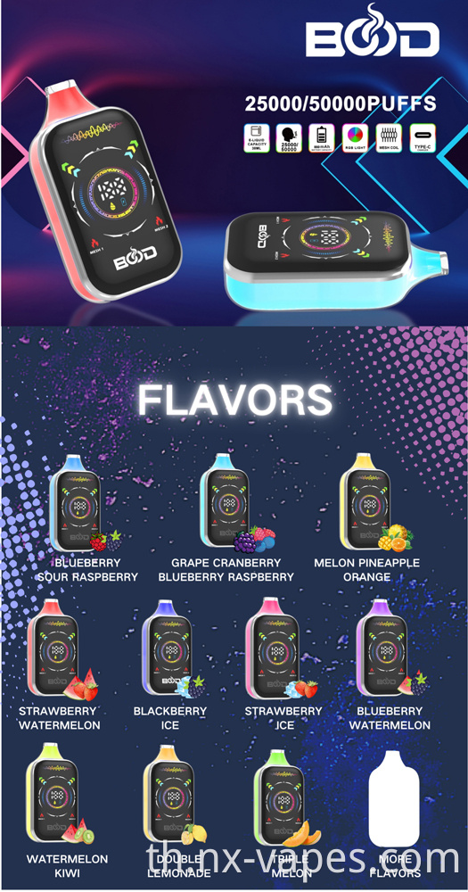 bood pulse pro 25k 50k vape poster